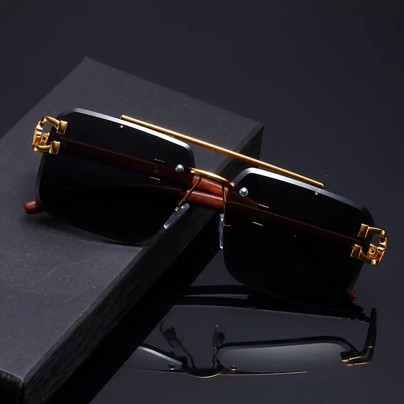 Luxury Leopard Frameless Sunglasses